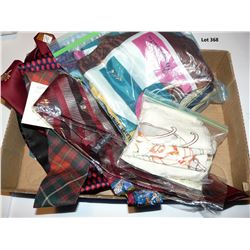 Ties, Scarves, Linens