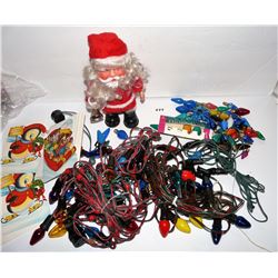 Christmas Lights, Cards, Santa