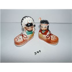 Native American Children Salt & Pepper Shakers
