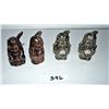 Image 1 : Native American Metal Salt & Pepper Shakers