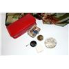 Image 3 : Picasso & Horse Scarves (has some holes), Compact Mirror, Blush, Sewing Kit, Travel Kit