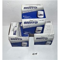 Sierra Premium Marine Oil Filter 1879-06-1 (x3) New In Box
