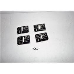 Vending Machine Coin Inserts