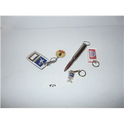 Key Chains - Michelin, Budweiser, Welsh's Grape Juice, 50 Caliber
