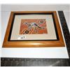 Image 2 : Original Australian 'Roo Dot Art Painting Signed Allan; Wolf Morrisseau Print "Sea Turtle"