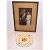 Image 2 : King George VI, Queen Elizabeth Picture & Elizabeth II Coronation Plate