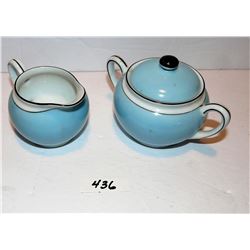 Noritake Cream & Sugar, Royal Albert Coffee Cups