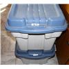 Image 2 : Two (2) Used Rubbermaid Totes - 28 US Gallon; 106 Litre