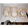 Image 2 : Three (3) Glass Store Display Jars With Lids