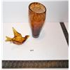 Image 1 : Amber Bird Dish and Vase