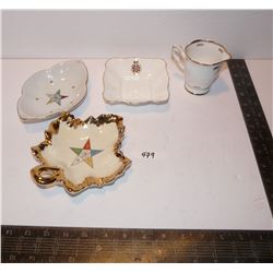 Eastern Star, Rebekah, Etc., Dishes