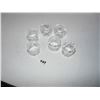 Image 3 : Crystal Napkin Holders (Pinwheel?) Set Of 6