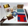 Image 1 : Fold Down Eye Glass Cases, Canada Remembers Tea Tin, Expo '86 Tin, Pen Nibs, Ink Bottle, Military Mu
