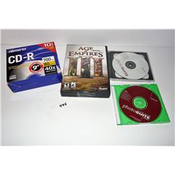 Blank CDs, Age of Empire Computer Game, Photo Suite