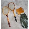 Image 2 : Vintage Tennis Raquets (2) Spalding and Golden Cup