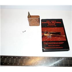 Vintage Oil Tin, Shooting Book