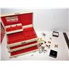 Image 1 : Vintage Jewellery Music Box Plus Contents