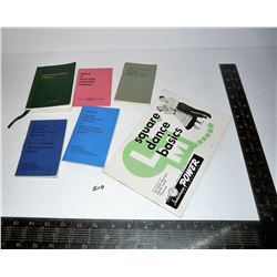 Vintage Scottish Country Dance Books & Sask Power Square Dance Book