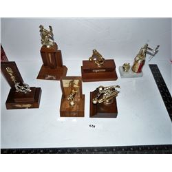 Vintage Curling Trophies
