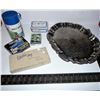 Image 1 : Vintage Royal Mint Money Bags, Silver Plate Dish, Holly Hobby Thermos, Etc.