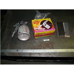 Paint Spray Guns, Wire Brushes, Hardware