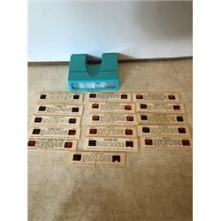 Stereo viewer post & 16 view cards