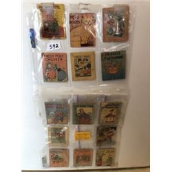 Circa 1930's collection of small books printed in USA