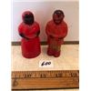 Image 1 : 4" salt and pepper Jemima & Uncle Mose