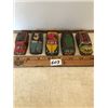 Image 1 : Lot of 5 litho tin cars, trucks 1950's