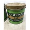 Image 4 : Pair Ogden's Tobacco Tins Two Different Designs