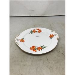 Saskatchewan Prairie Lily Cream & Sugar Plus Cake Plate