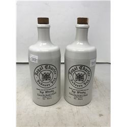 2 HUDSON'S BAY WHISKY BOTTLES