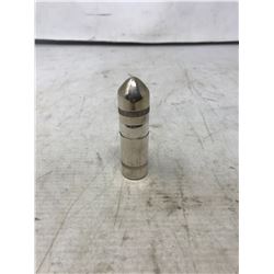Sterling Silver Bullet Lighter - Stalwart, New Flint