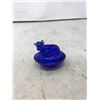 Image 5 : Cobalt Blue Drink Glasses, Miniature Cow On The Nest, Bottle