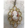 Image 2 : Beautiful "Cameo" Pendant And Locket On Chain