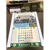 Image 1 : EXPORT A CALENDAR, VARIOUS MONTHS, YEARS (SEE PHOTOS)