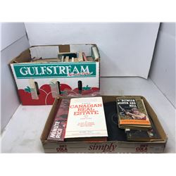 Box Of Assorted Books & Records