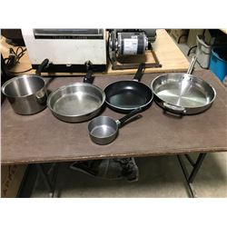 Stainless Steel Pots & Pans Lot