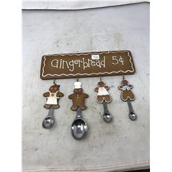 Christmas Gingerbread Hanging Measuring Spoon Set