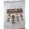 Image 1 : Christmas Gingerbread Hanging Measuring Spoon Set