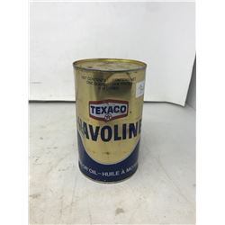 Havoline Gold & Blue Oil Tin - Unopened