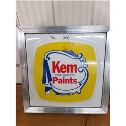 Kem Paint Sign ( Lightup)