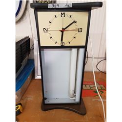 Rectangular Orange Crush Clock (Lightup)