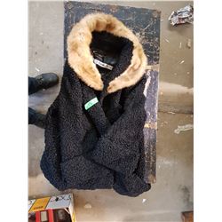 Persian Lamb Coat with Mink Collar