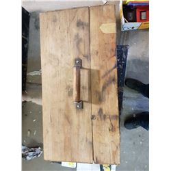 Wooden Tool Box 12" X 24" X 17"