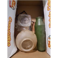 Light Globe & Bottle & Misc. Items