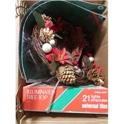 Tree Star, Wreath & Cord Holder