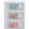 Image 2 : Lot of 3 different Argentina notes: 1985-1989 1 Austral; 1986-1989 5 Australs; 1985-1990 100 Austral