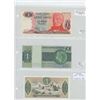 Image 1 : Lot of 3 different Latin American notes: Argentina 1983-1984 1 Peso VF+; Brazil 1975 1 Cruzeiro Unc;