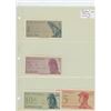 Image 1 : Lot of 4 different Indonesian 1964 notes: 1, 5, 10, 25 Sen. All Unc.